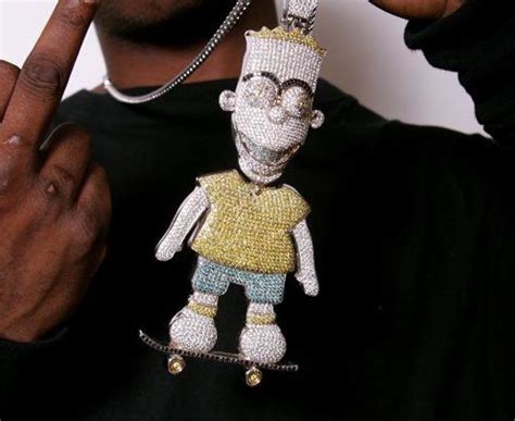 bart simpsin chain gucci|Gucci mane chain.